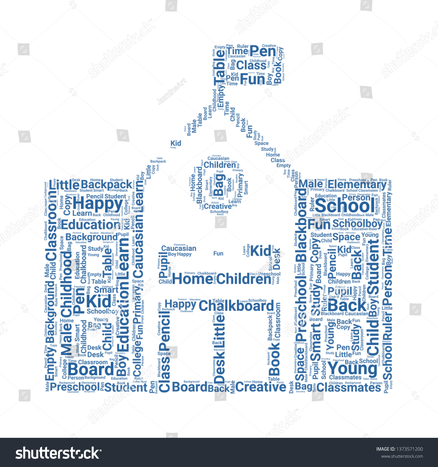 School Word Cloud Tag Cloud About Stock Vector (Royalty Free ...