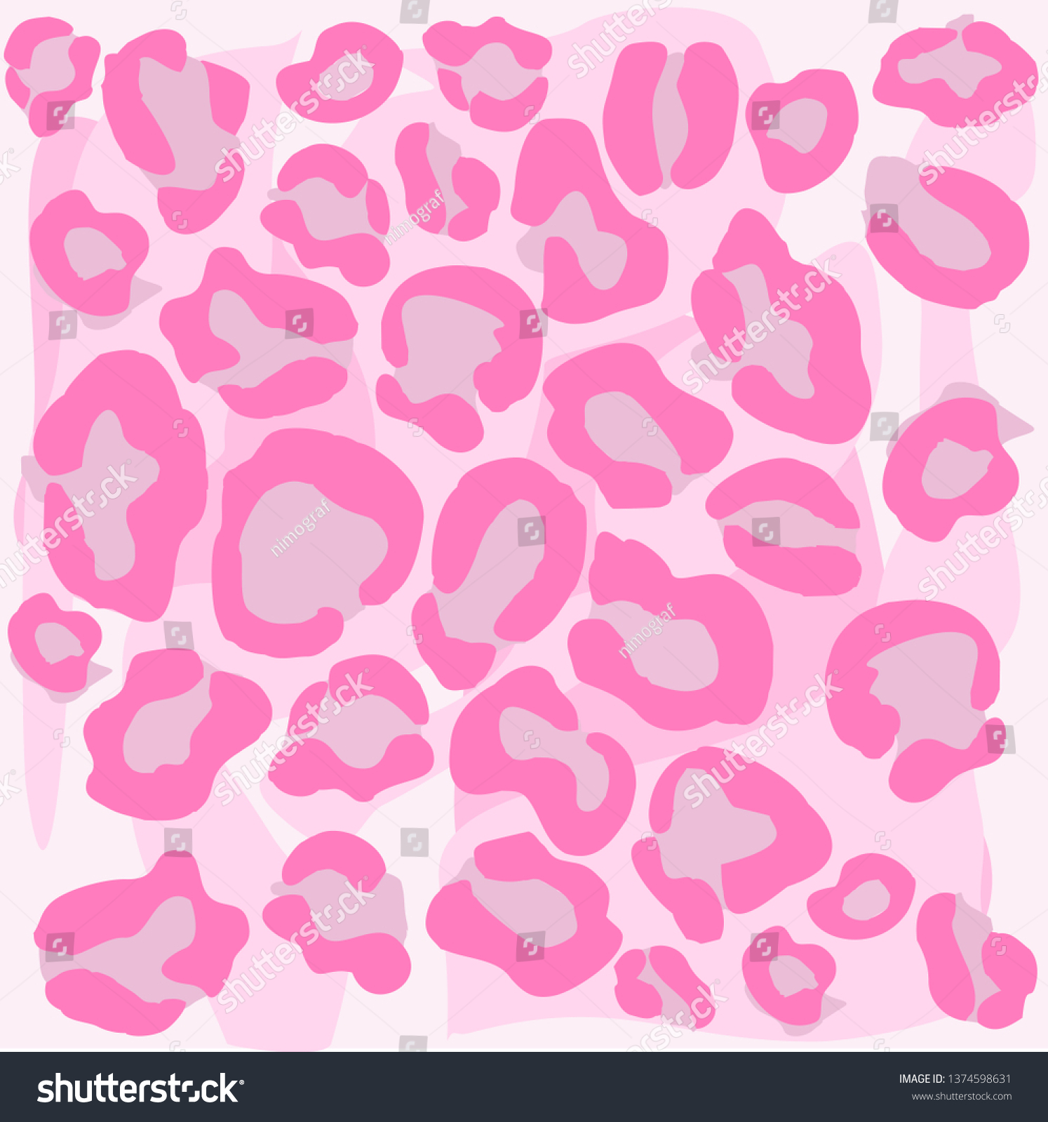 Leopard Pattern Design Vector Illustration Background Stock Vector ...