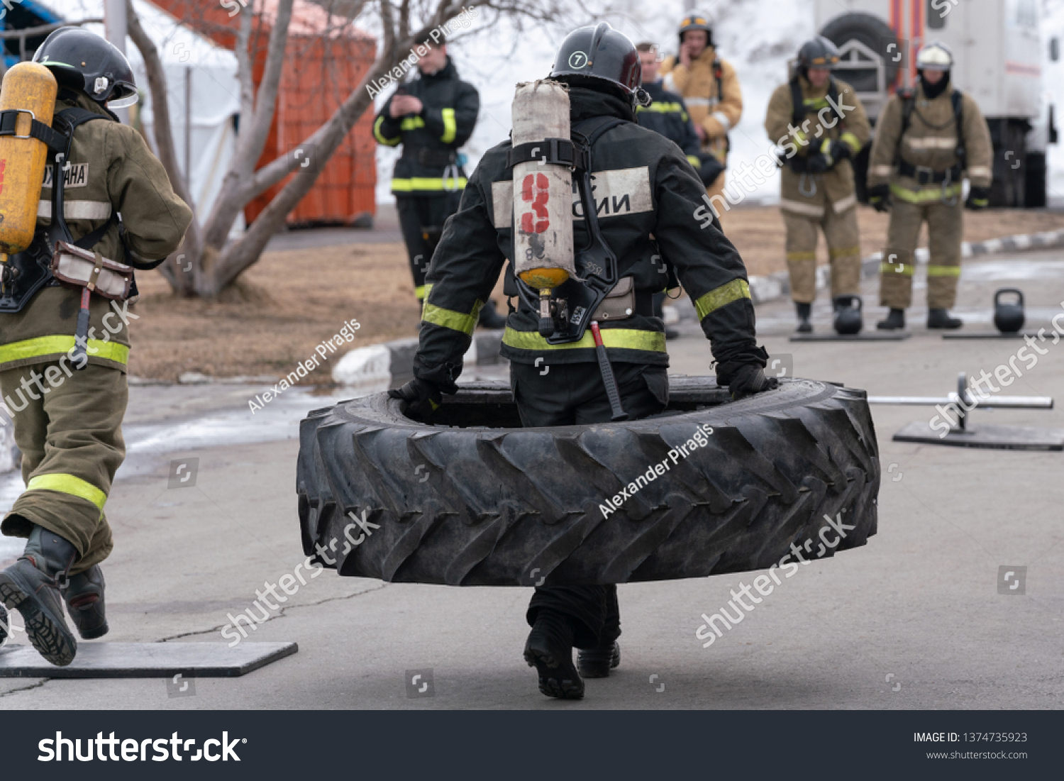 firefighter three quarter boots