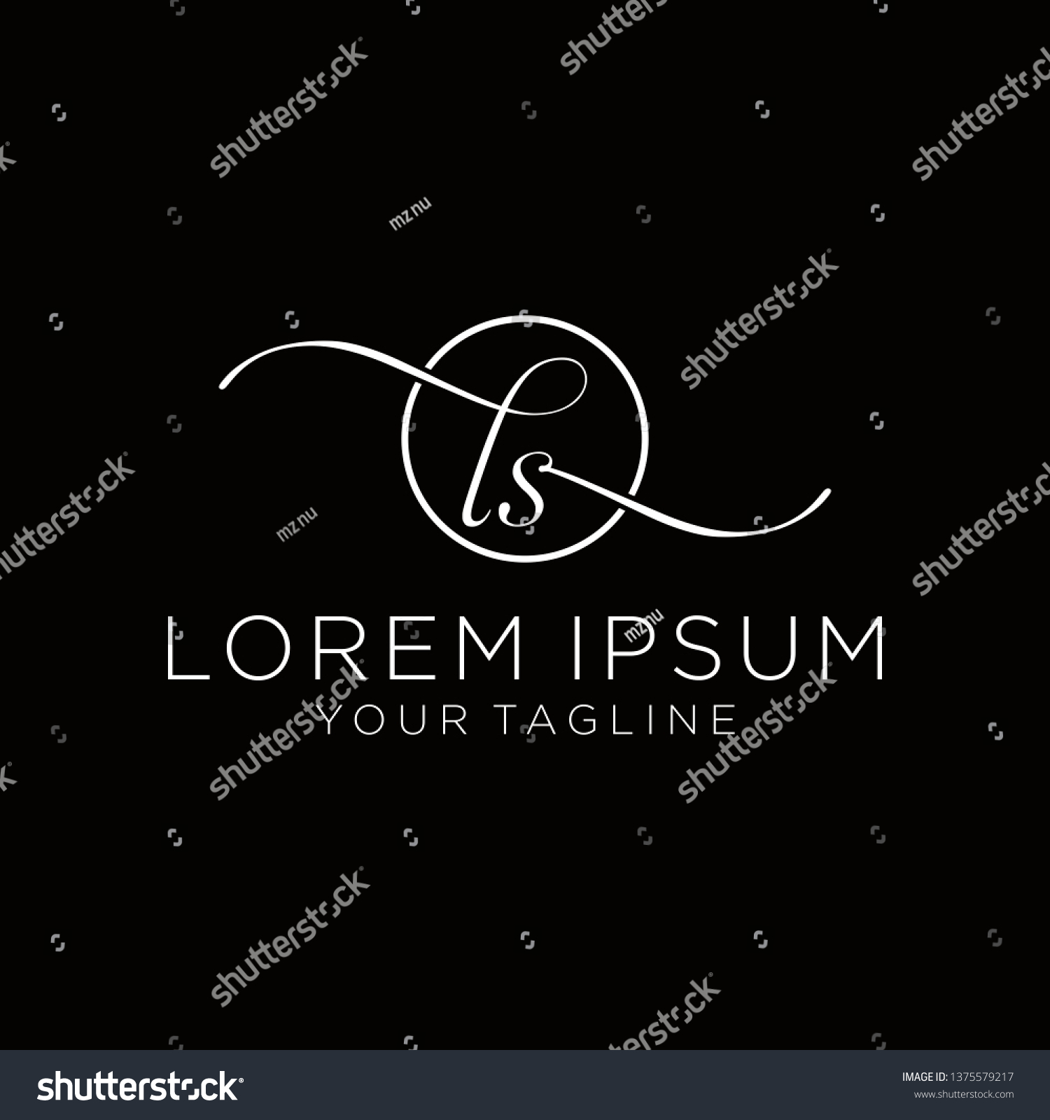 Ls Logo Vector Template Stock Vector (Royalty Free) 1375579217 ...