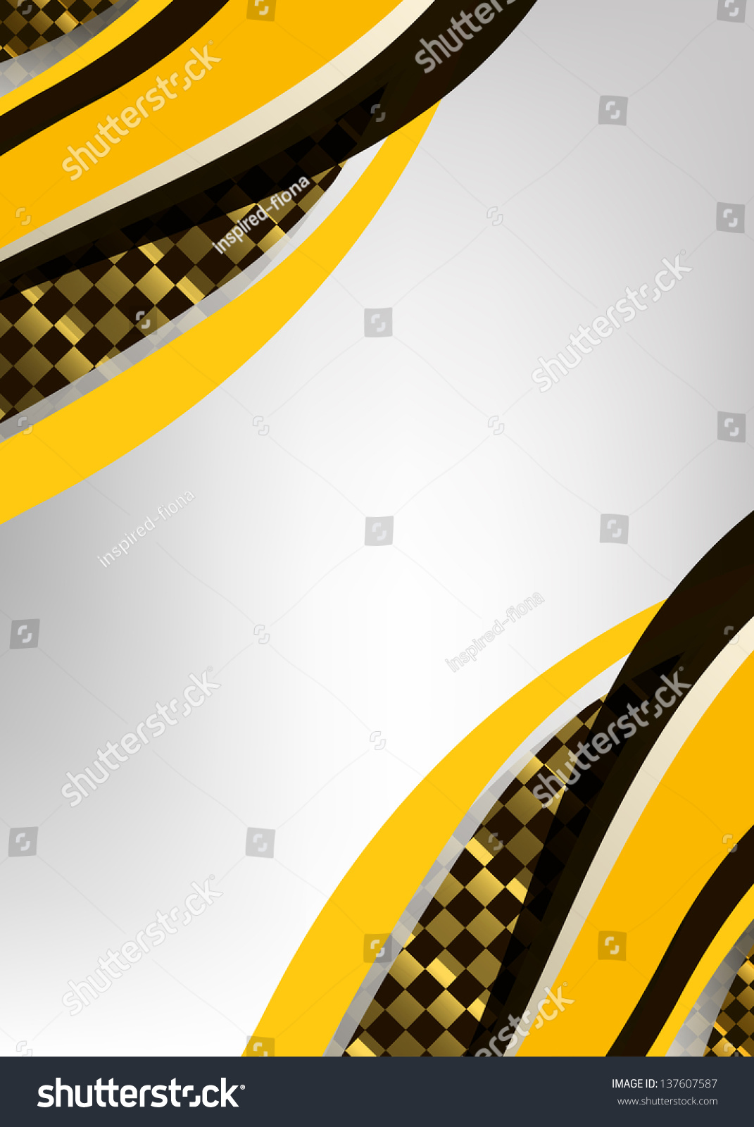 Vector Checkered Racing Flag Background Eps10 Stock Vector (Royalty