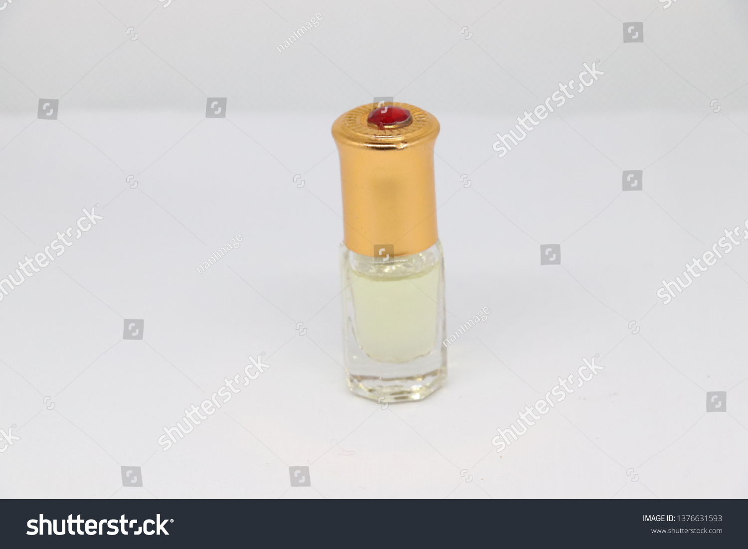 Transparent White Perfume Bottle Stock Photo 1376631593 | Shutterstock