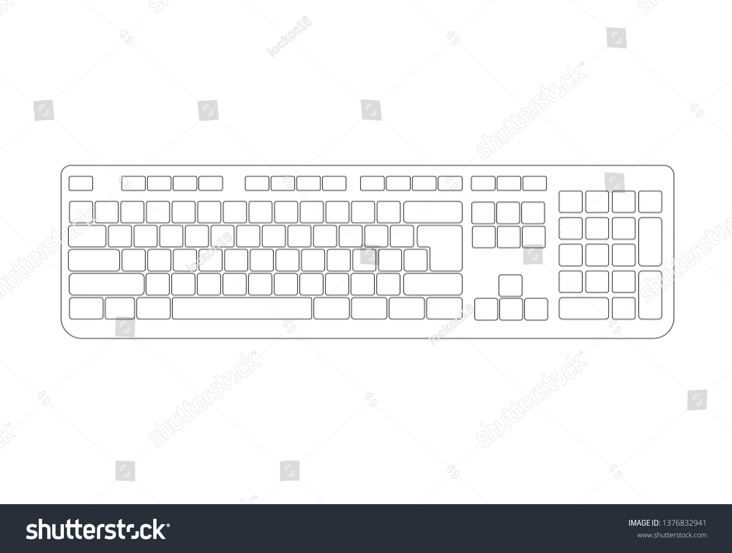 Клавиатура outline