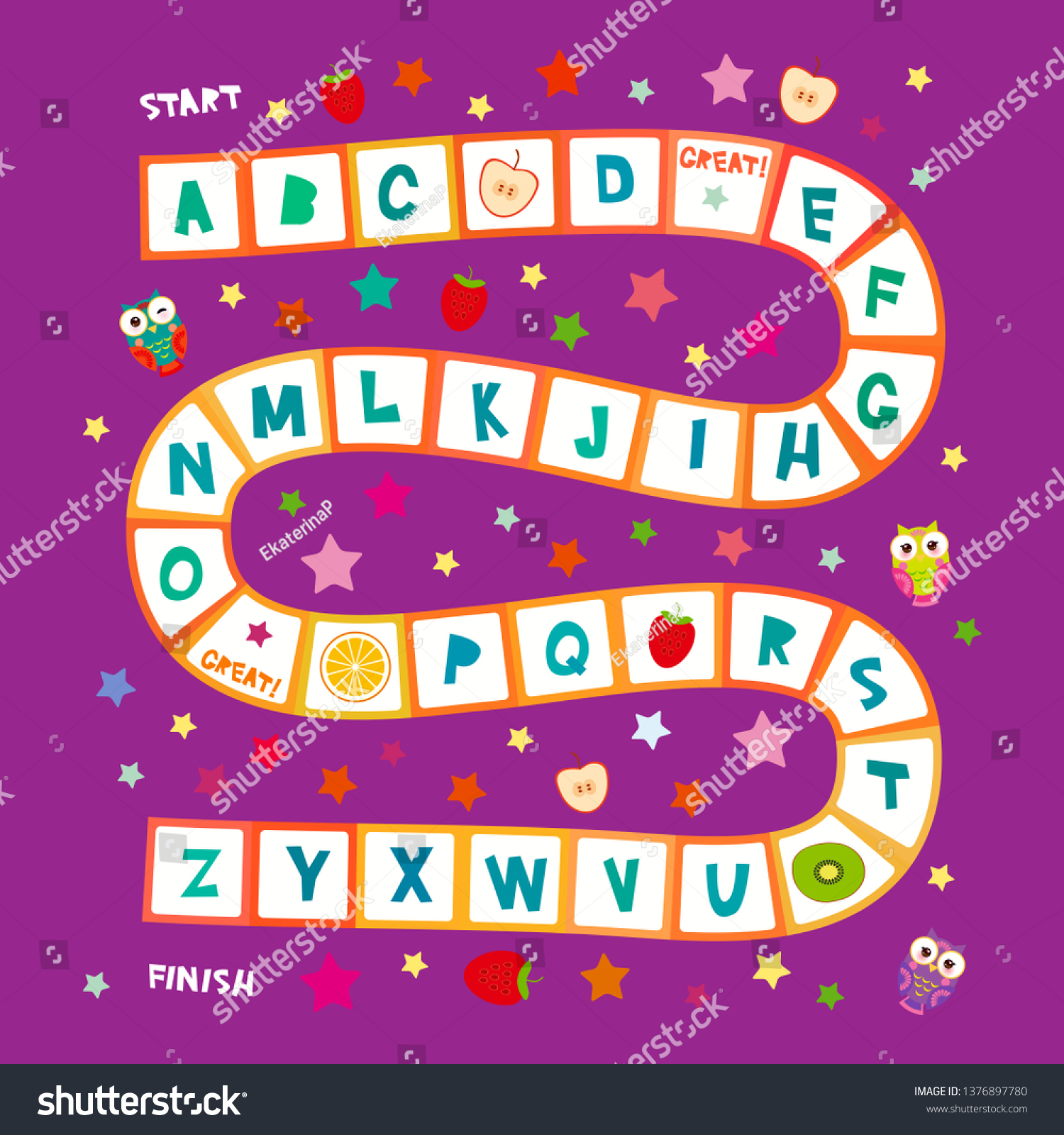 carousel alphabet playmats