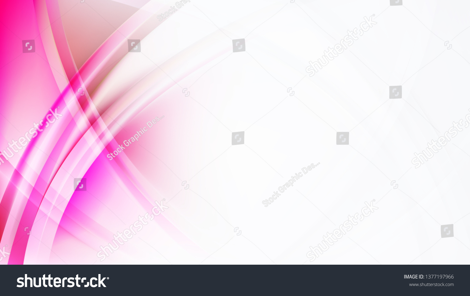 Pink White Curve Background Stock Vector (Royalty Free) 1377197966 ...