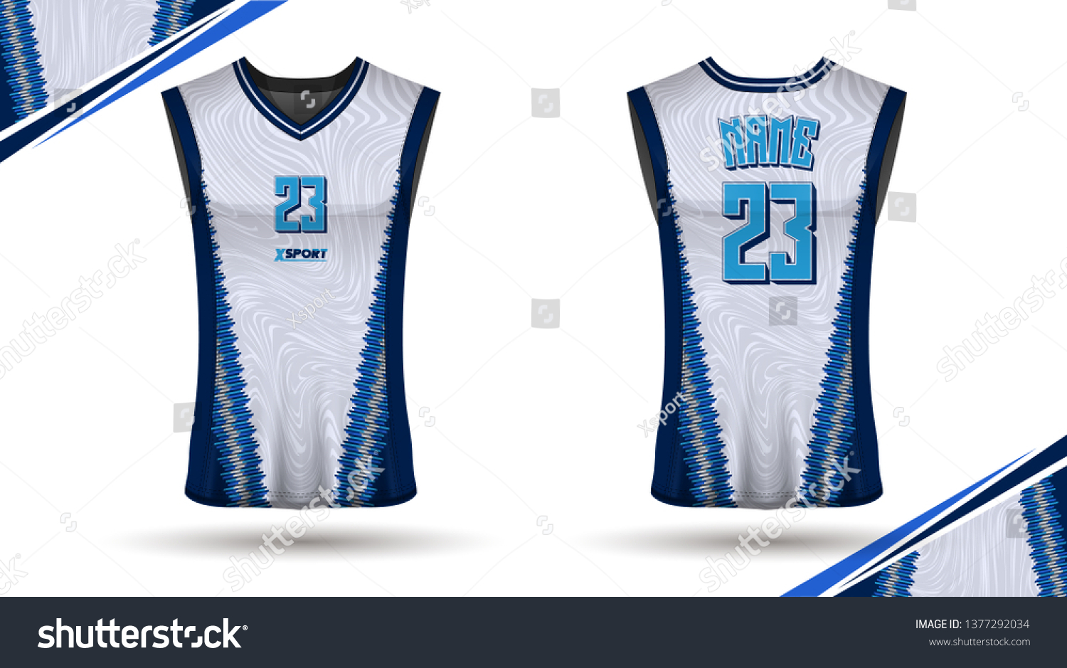 Basketball Shirt Design Front Back Stock Vector (Royalty Free ...