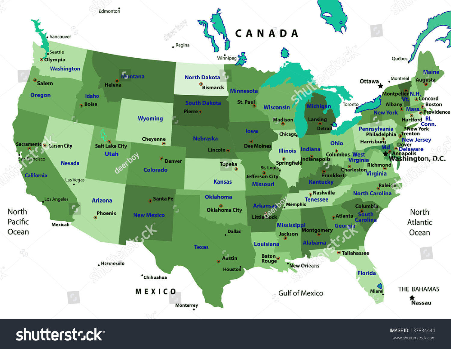 Us capital cities. Штат Вайоминг на карте. Оклахома и Денвер штат карта. Средний Запад США зеленая карта. USA City Map.