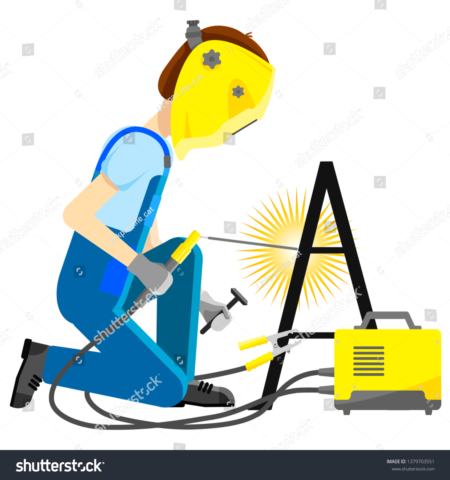 Isolated Vector Image Flat Design Man Stock Vector (Royalty Free ...