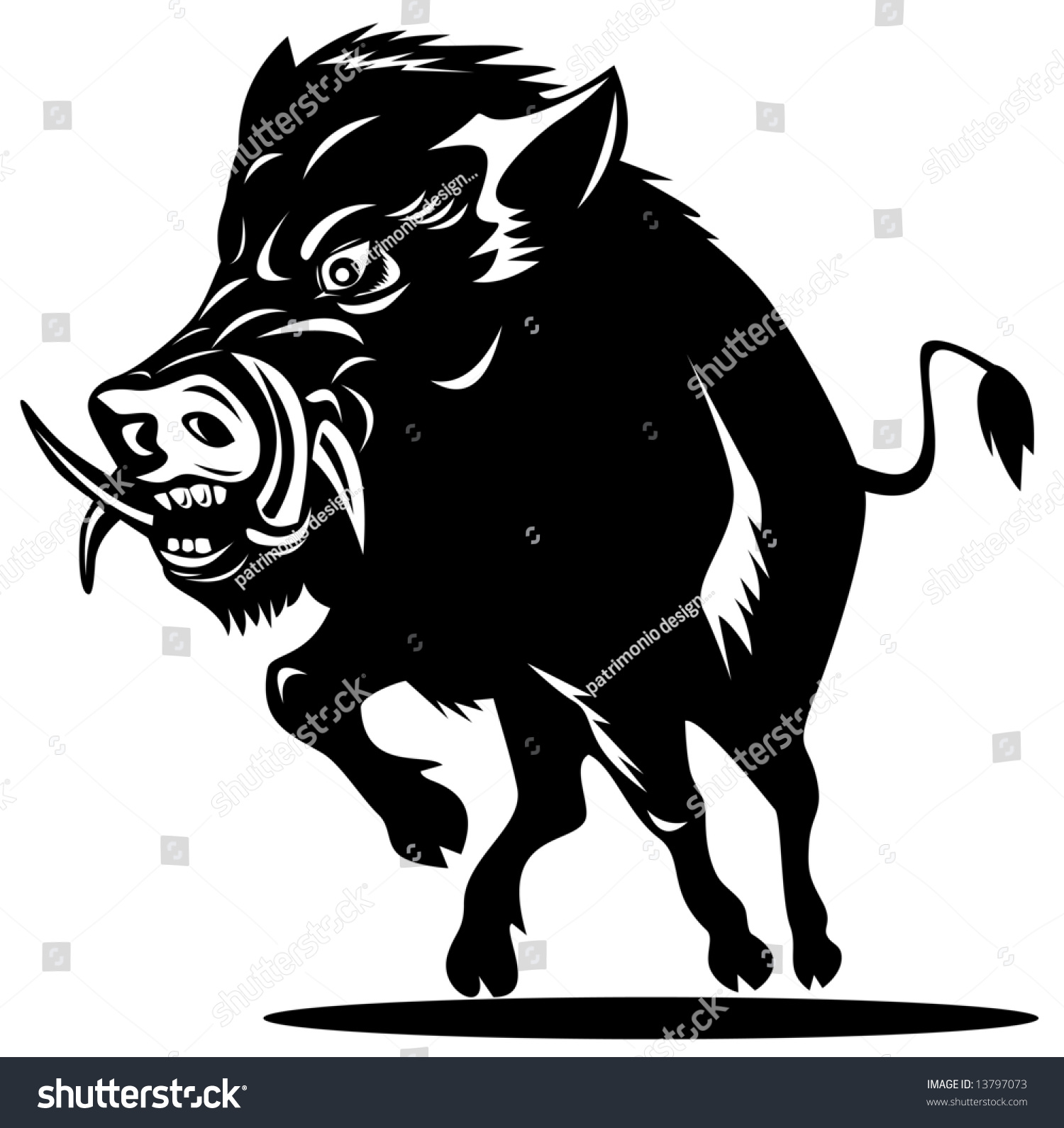 boar silhouette