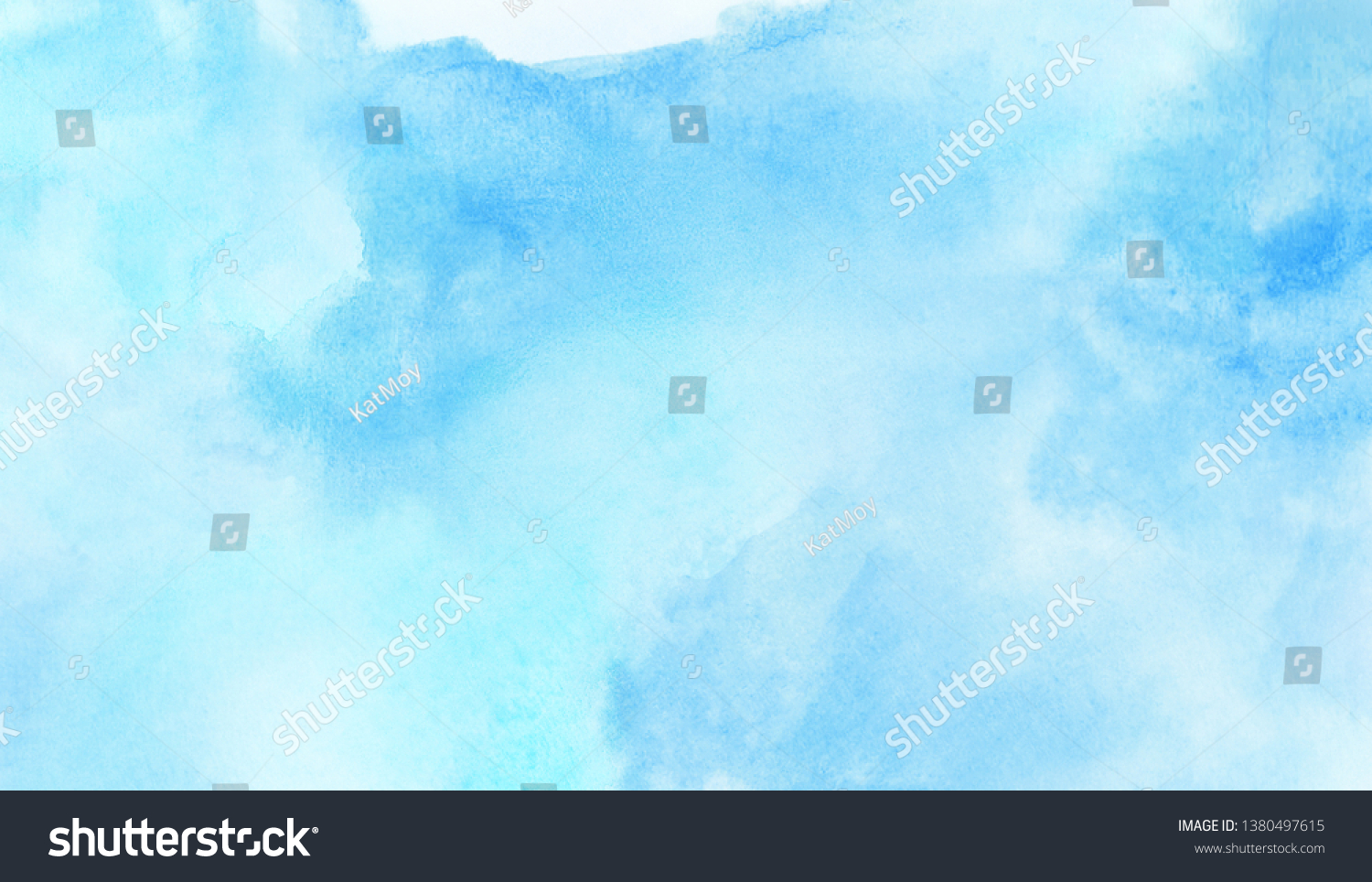 Wet Ink Effect Sky Blue Color Stock Illustration 1380497615 | Shutterstock