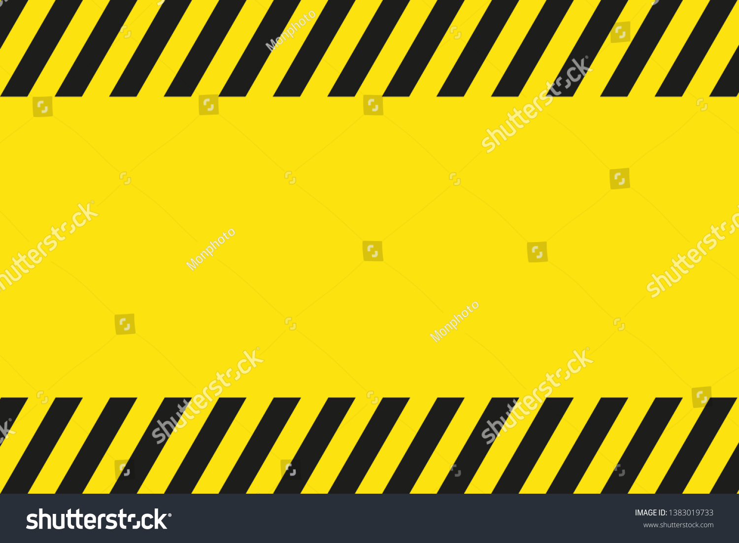 Black Yellow Warning Sign Job Security Stock Vector (Royalty Free ...