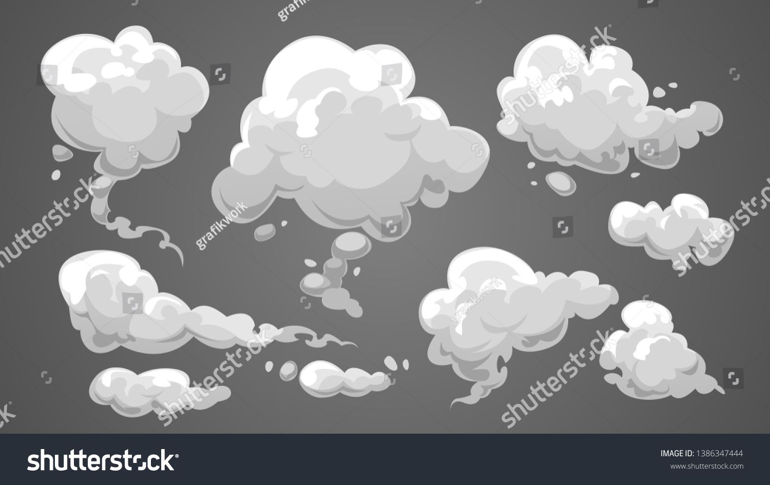 Облако пыли вектор