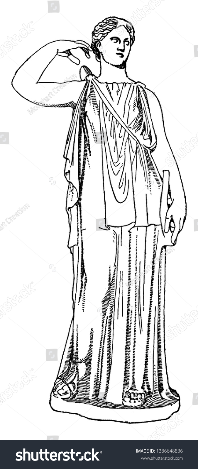 Костюм древней Греции женский легкий
