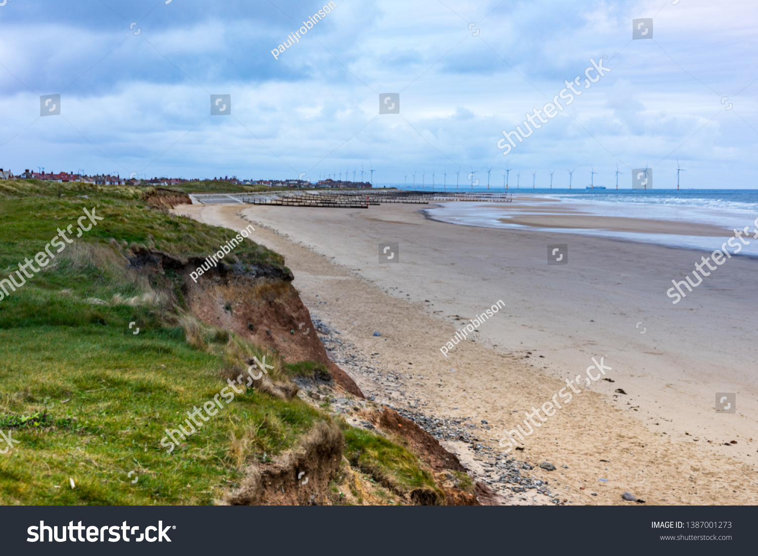 North East Coast Line Viewed Coast Stock Photo 1387001273 | Shutterstock