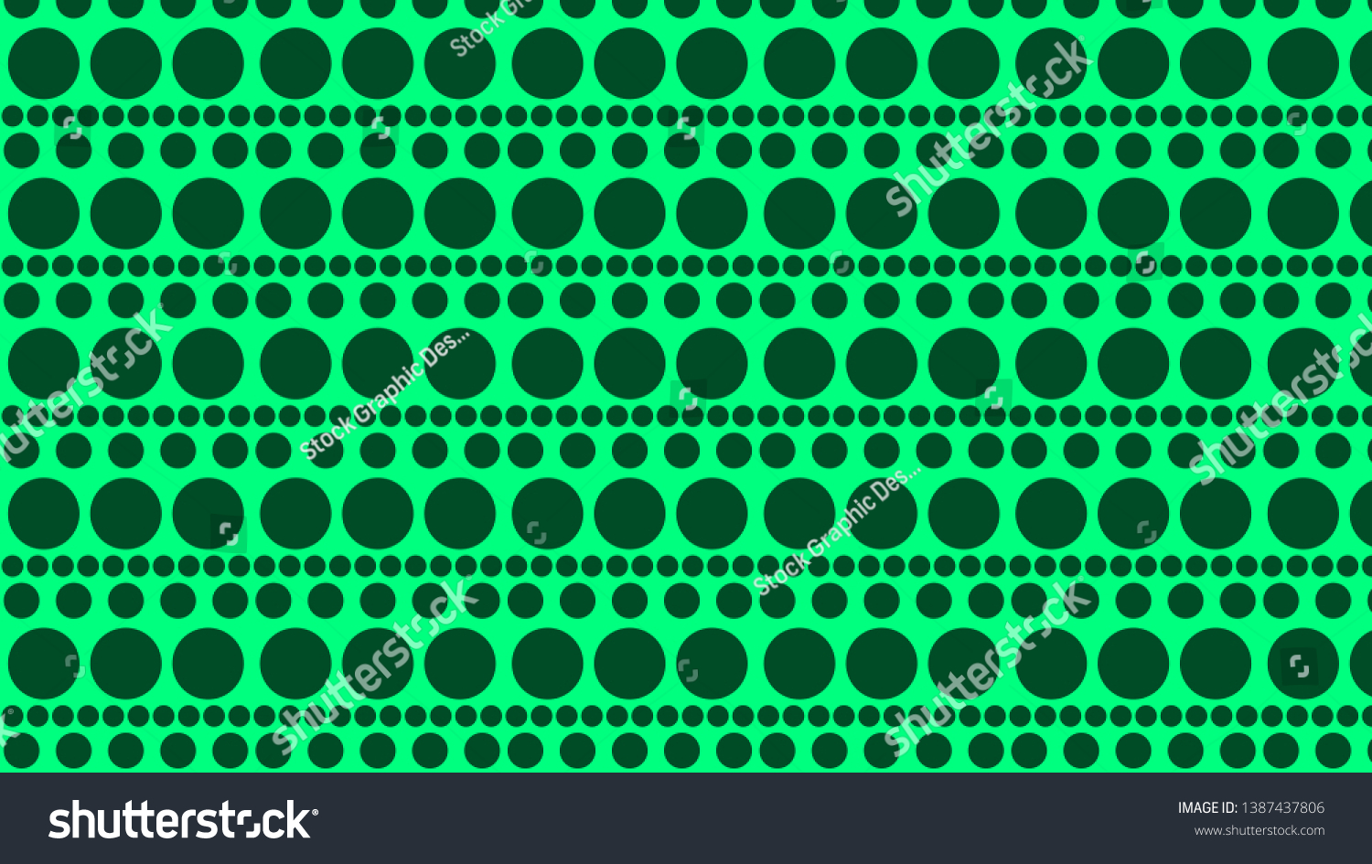 Emerald Green Circle Pattern Background Vector Stock Vector (Royalty ...