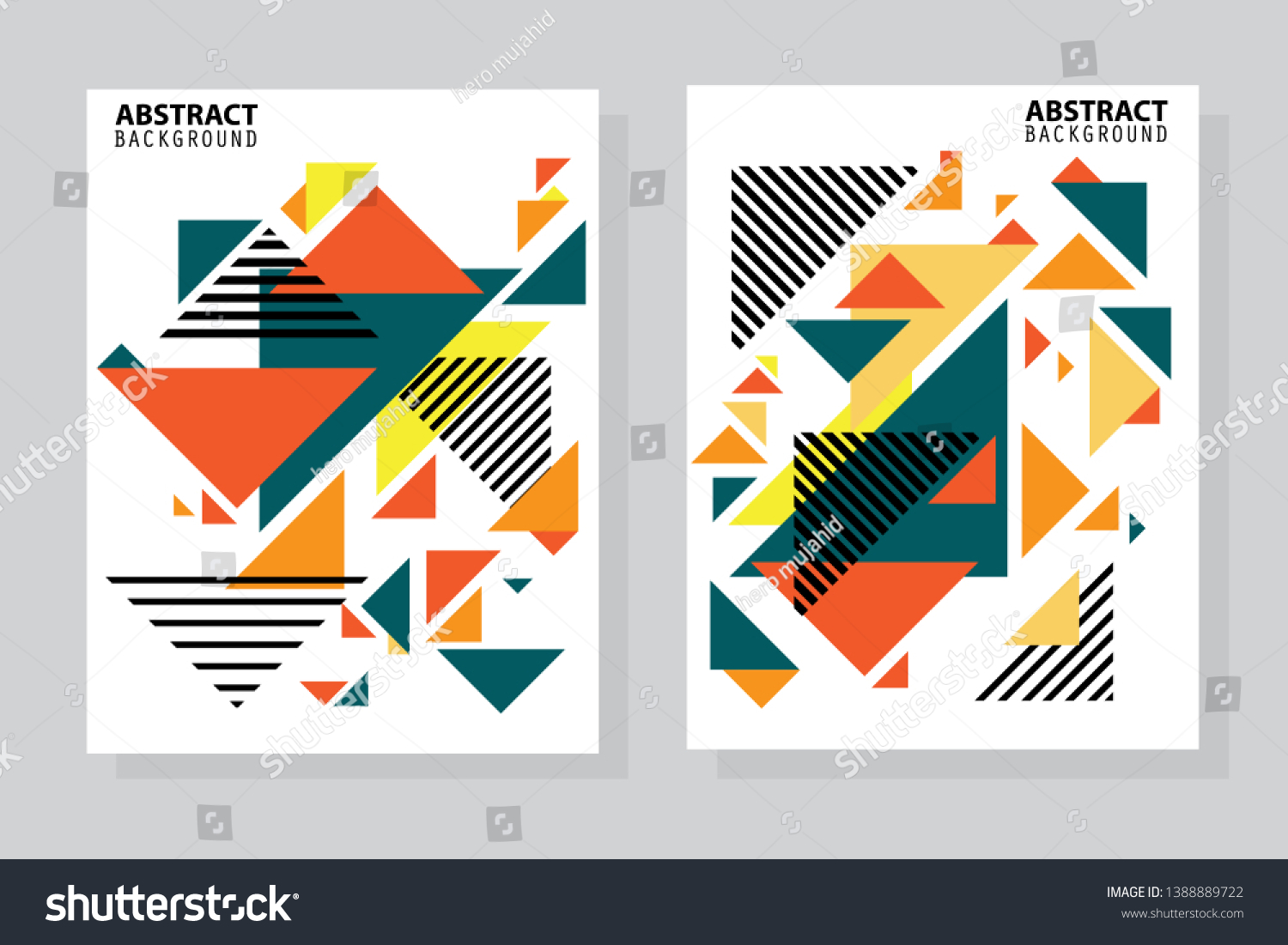 Creative Abstract Geometric Design Background Vector Stock Vector ...