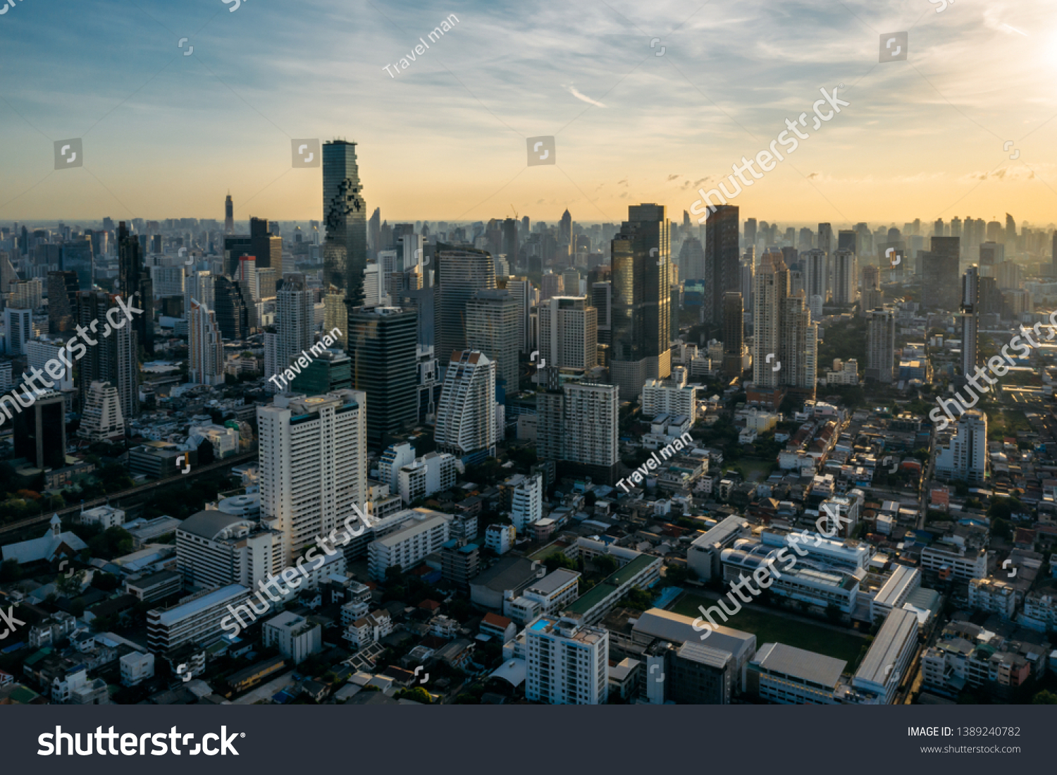 Aerial View Bangkok Skyline Skyscraper Bts Stock Photo 1389240782 Aerial View Bangkok Skyline Skyscraper Bts Stock Photo 1389240782