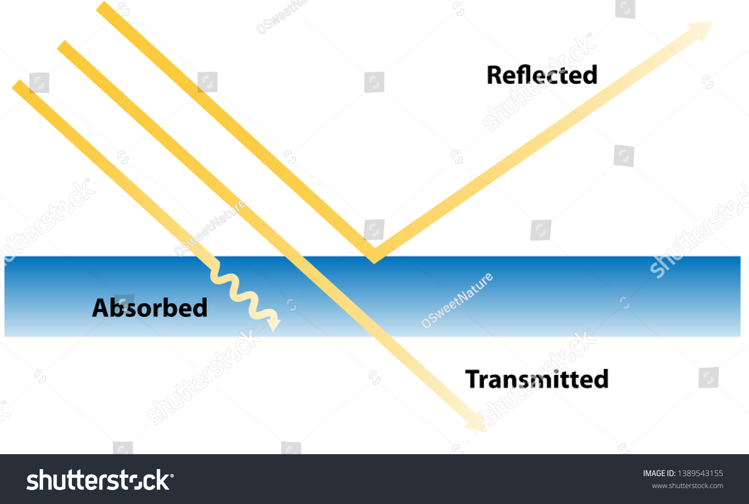 How Light Works Properties Light Reflection Stock Vector (Royalty Free