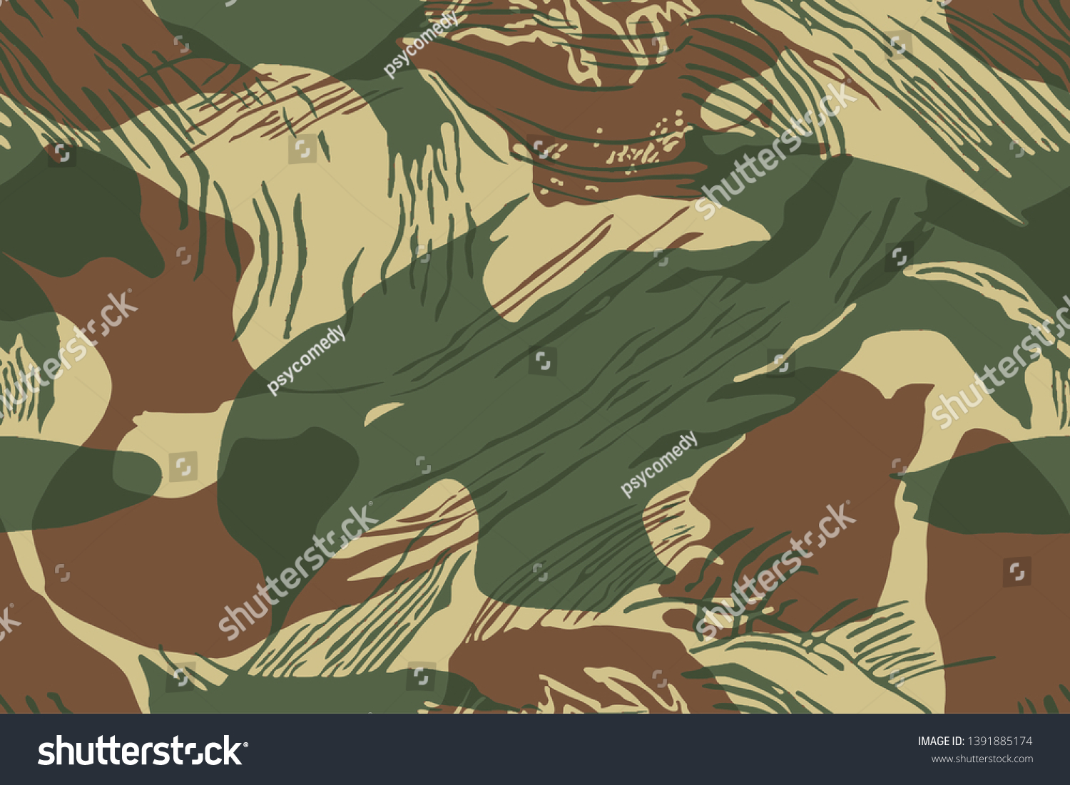 Rhodesian Camouflage pattern