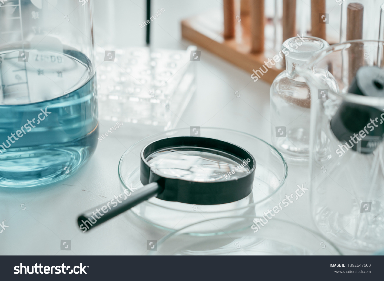 laboratory magnifying glass