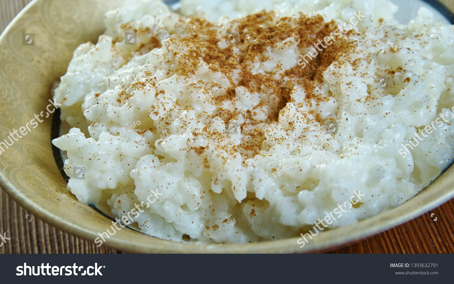 Roz Bel Laban Egyptian Style Rice Stock Photo 1393632791 | Shutterstock