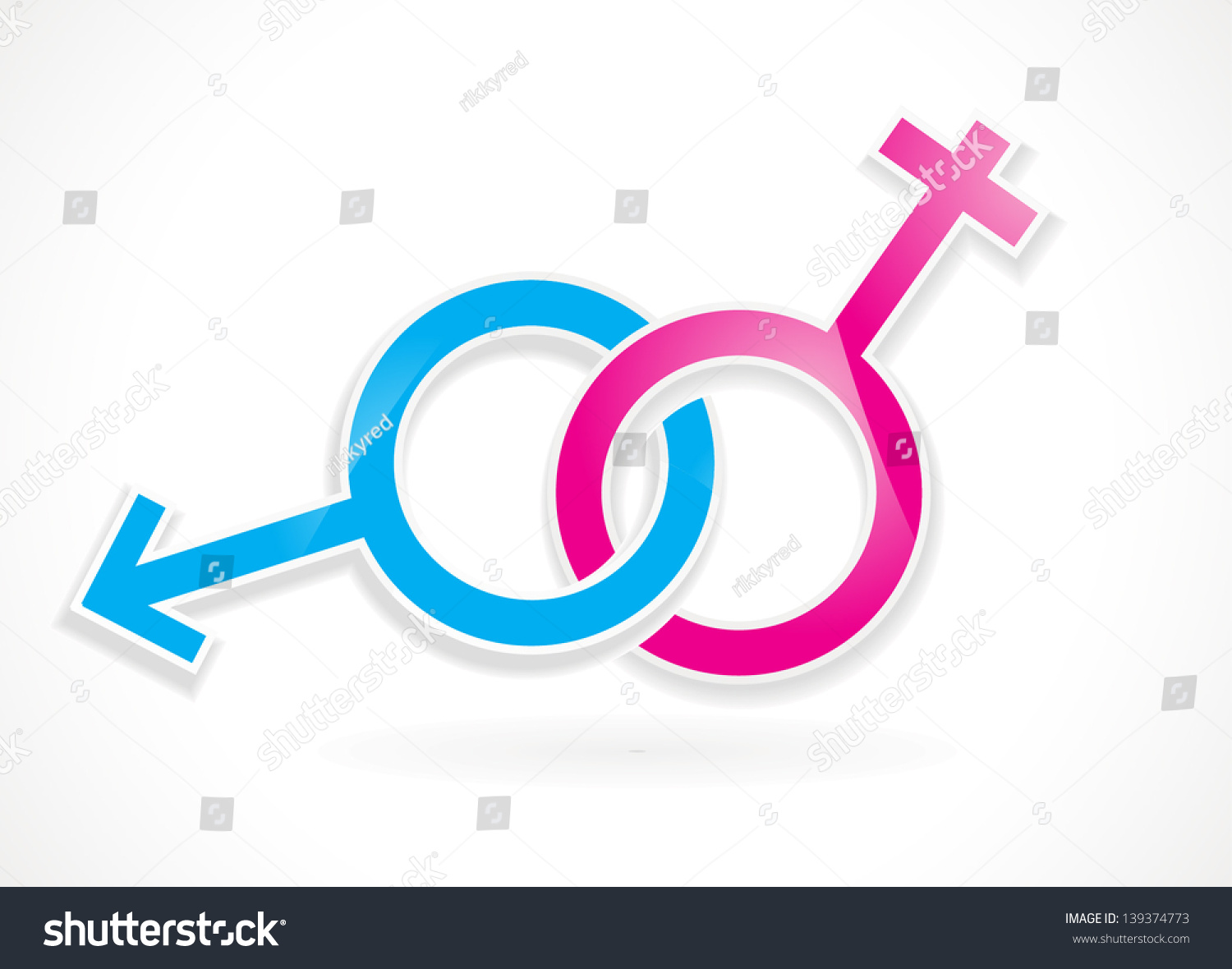 Male Female Sex Symbol Vector 库存矢量图（免版税）139374773 Shutterstock