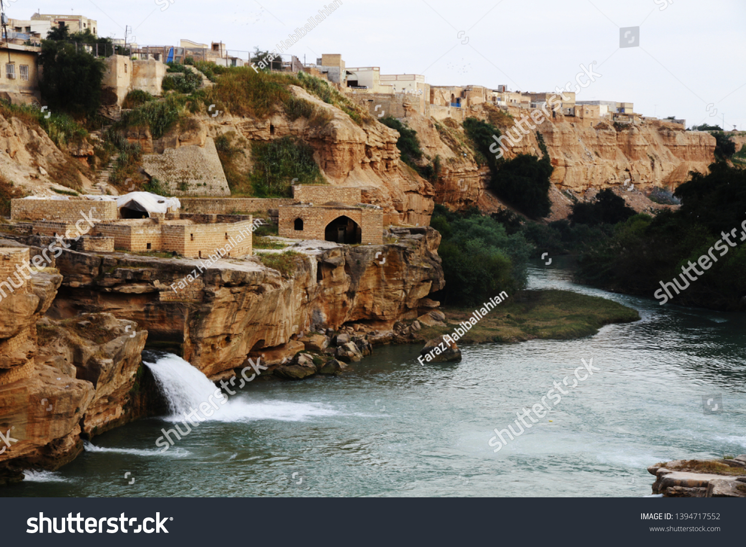 Shushtar Historical Hydraulic System Complex Irrigation Stock Photo ...