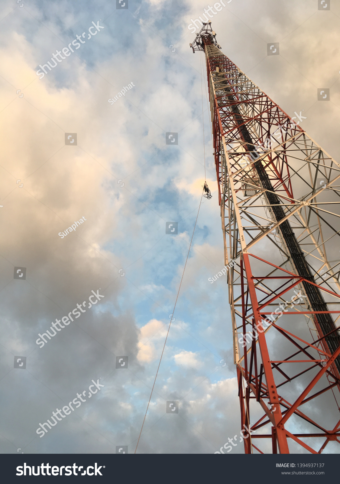 There Many Types Telecom Towers Stock Photo 1394937137 | Shutterstock