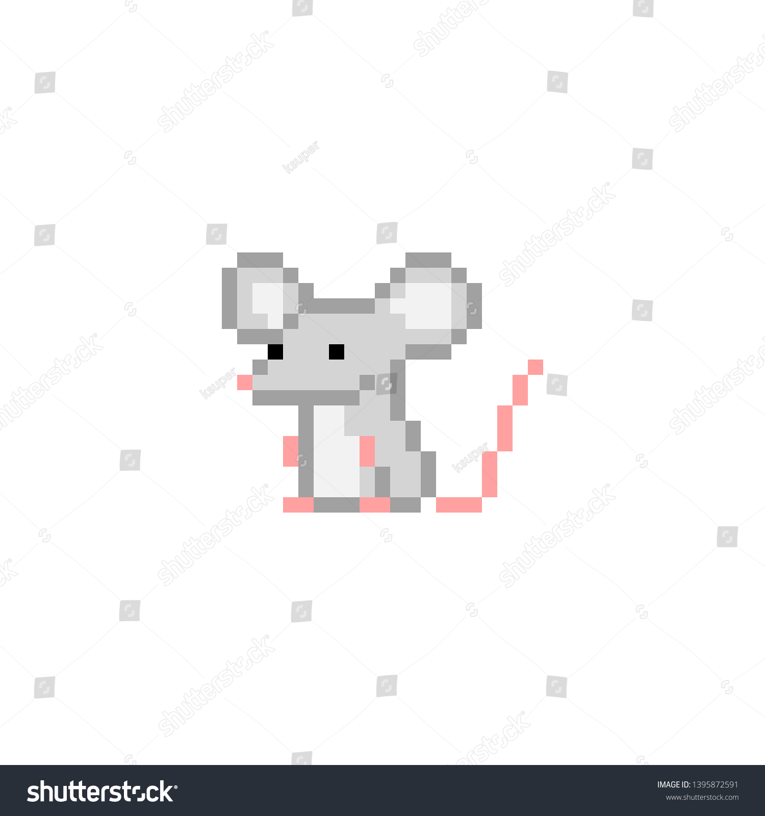 Пиксельная мышь