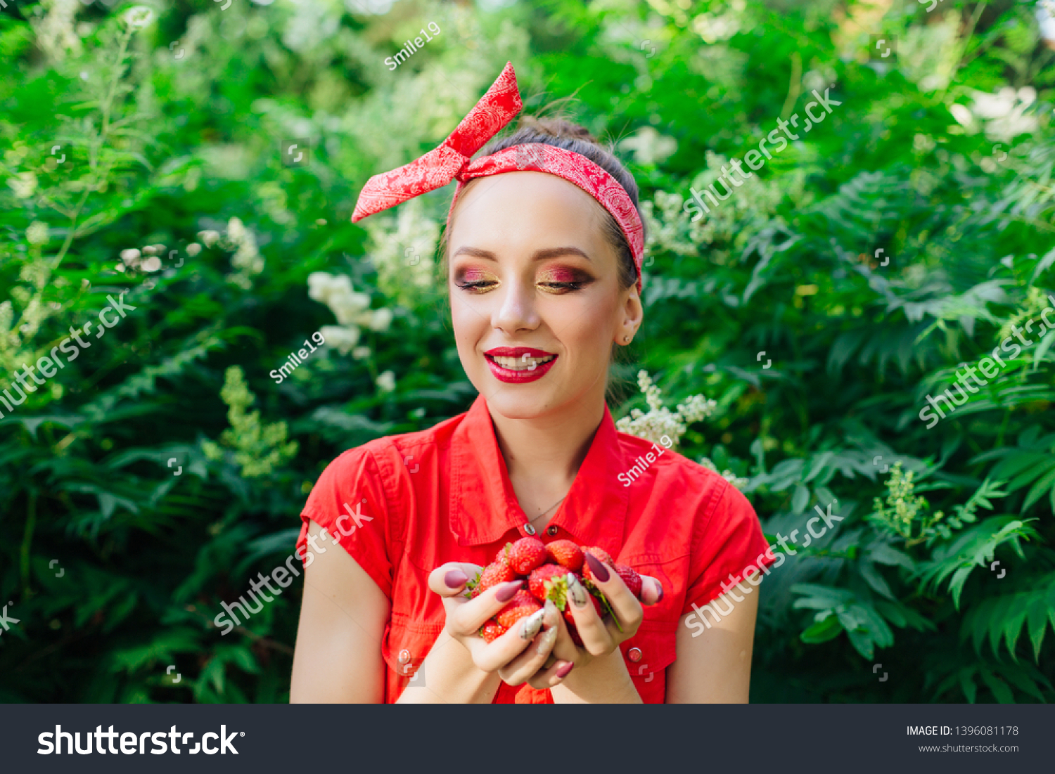 Beautiful Young Pin Girl Dressed Red Stock Photo 1396081178 Shutterstock Beautiful Young Pin Girl Dressed Red Stock Photo 1396081178 Shutterstock