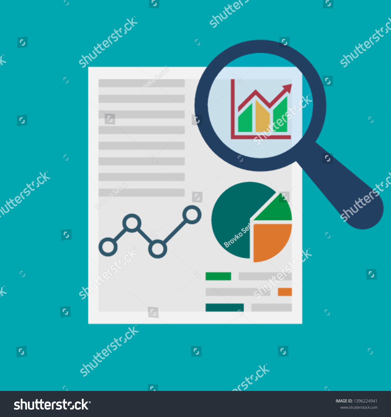 Data Analysis Design Concept Isolated On Stock Vector Royalty Free 1396224941 Shutterstock 5102