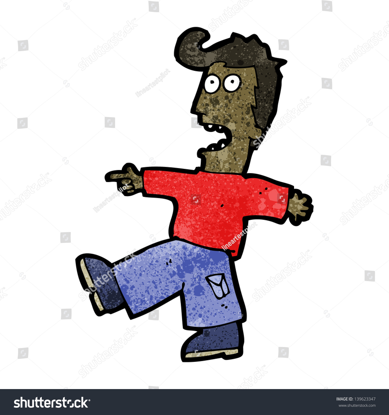 Cartoon Man Accusing Stock Illustration 139623347 | Shutterstock