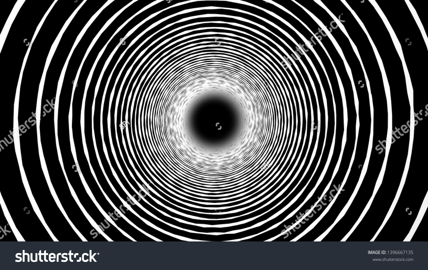 Abstract Rib Tunnel Drawing Graphics Illustration 库存插图 1396667135