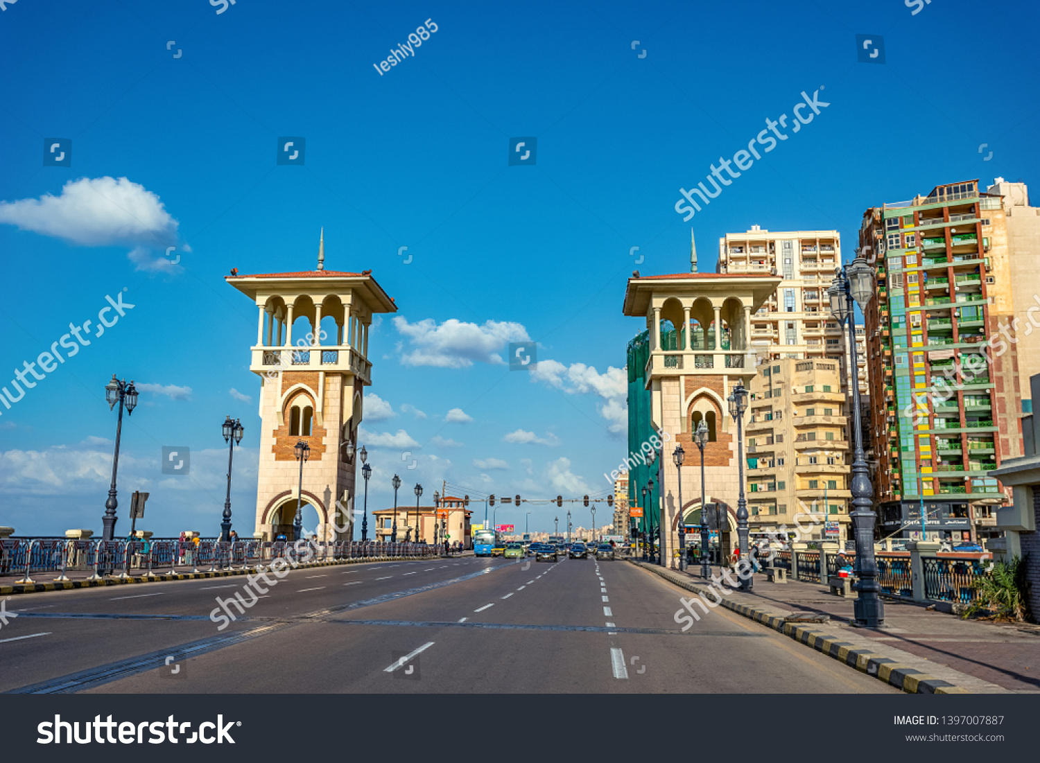 17112018 Alexandria Egypt Overlooking Incredibly Beautiful Stock Photo ...