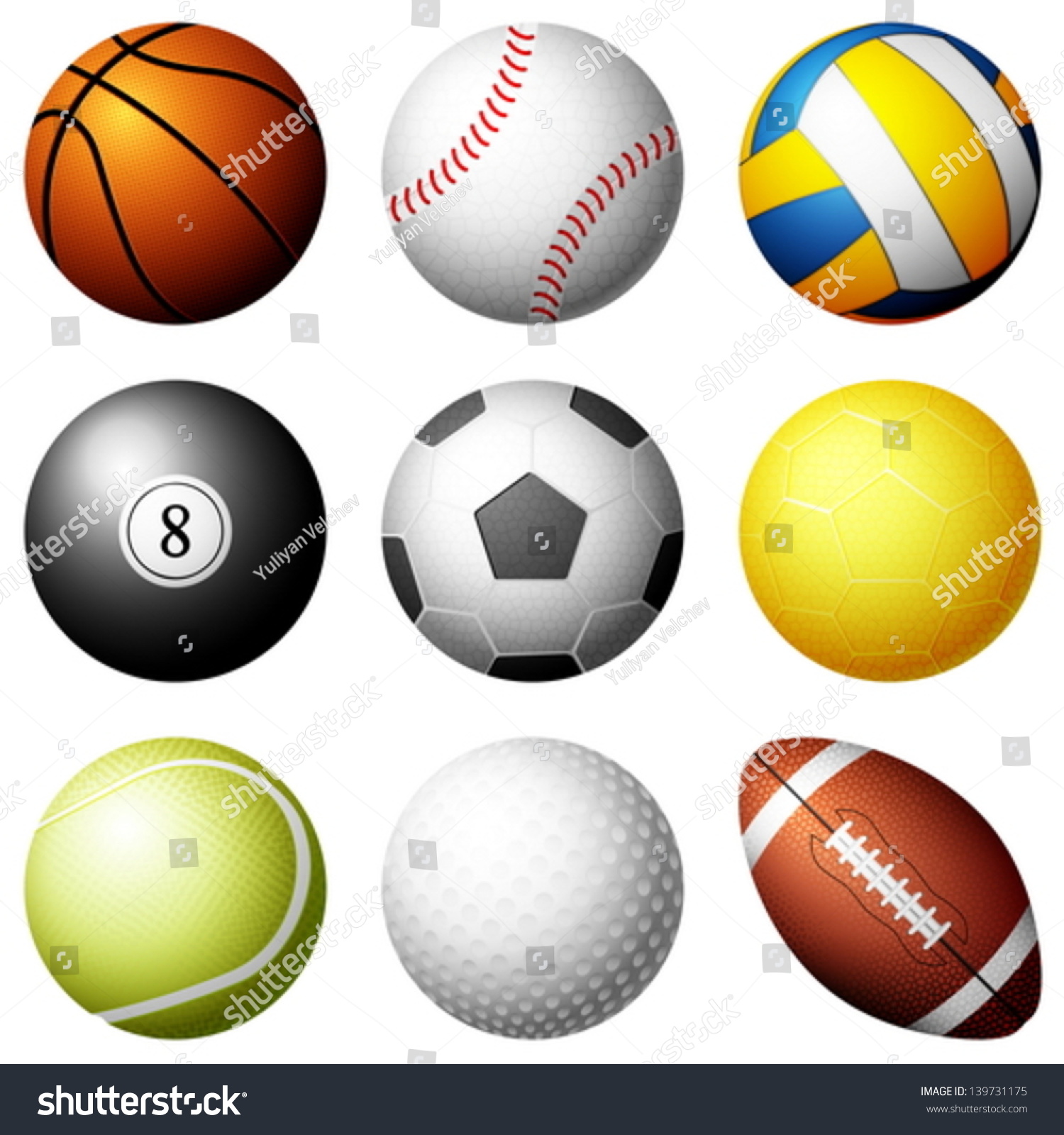 Мячи всех видов спорта рисунок