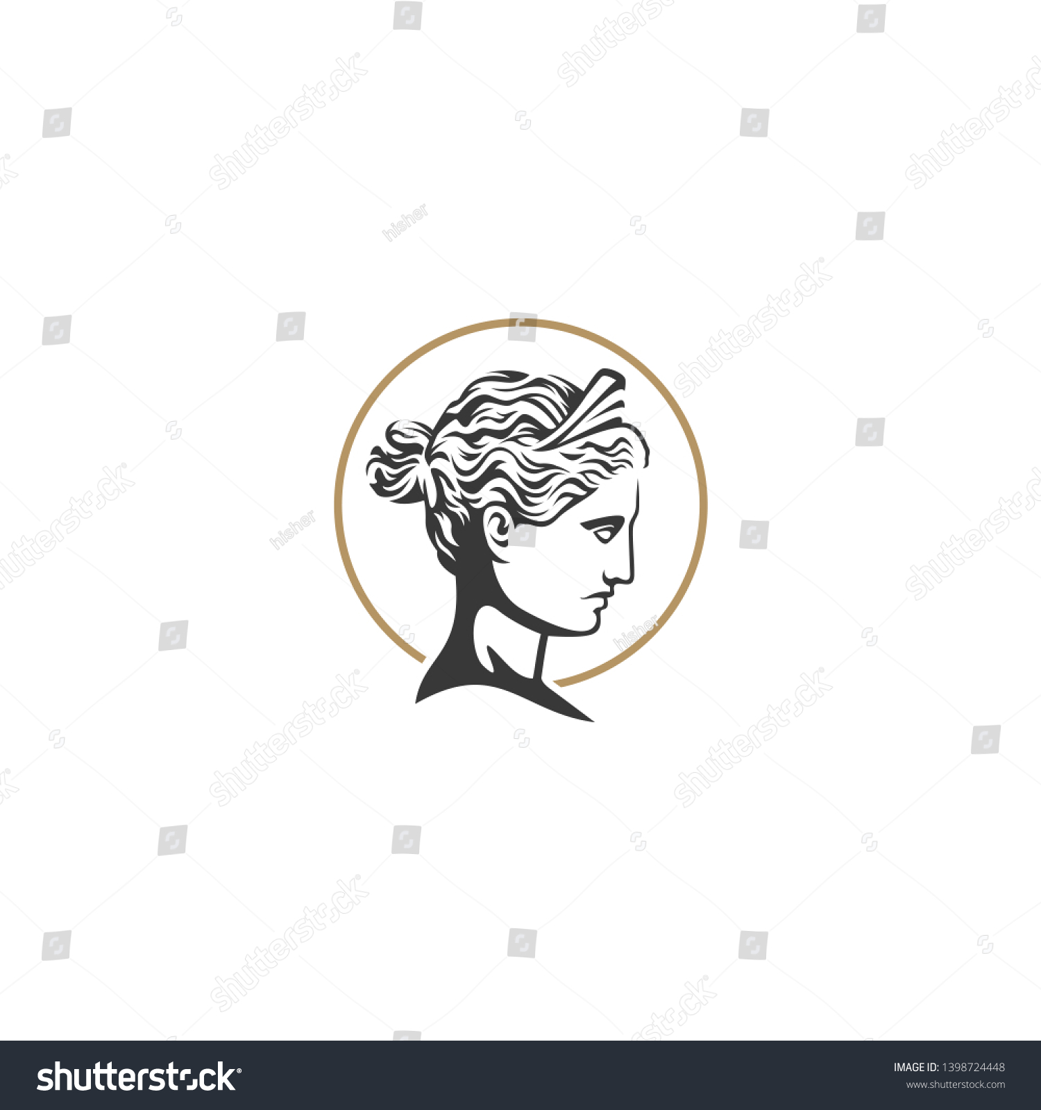 Греческая богиня логотип