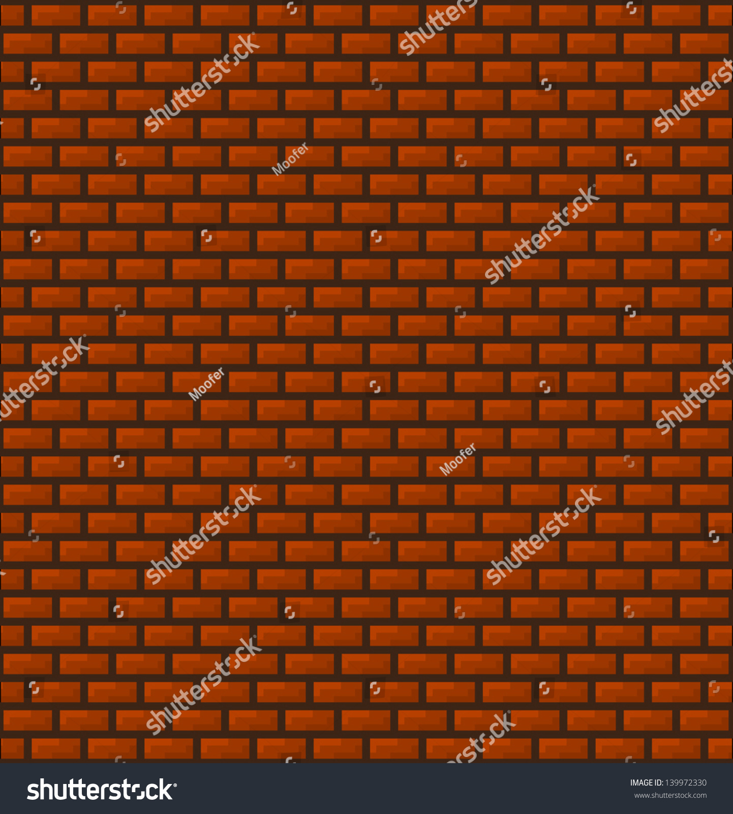 Pixel Brick Wall Background Vector Illustratration 스톡 벡터로열티 프리