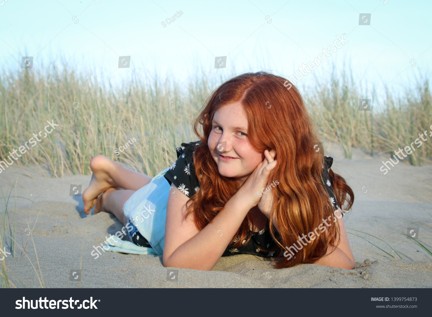Redhead Girl Feet