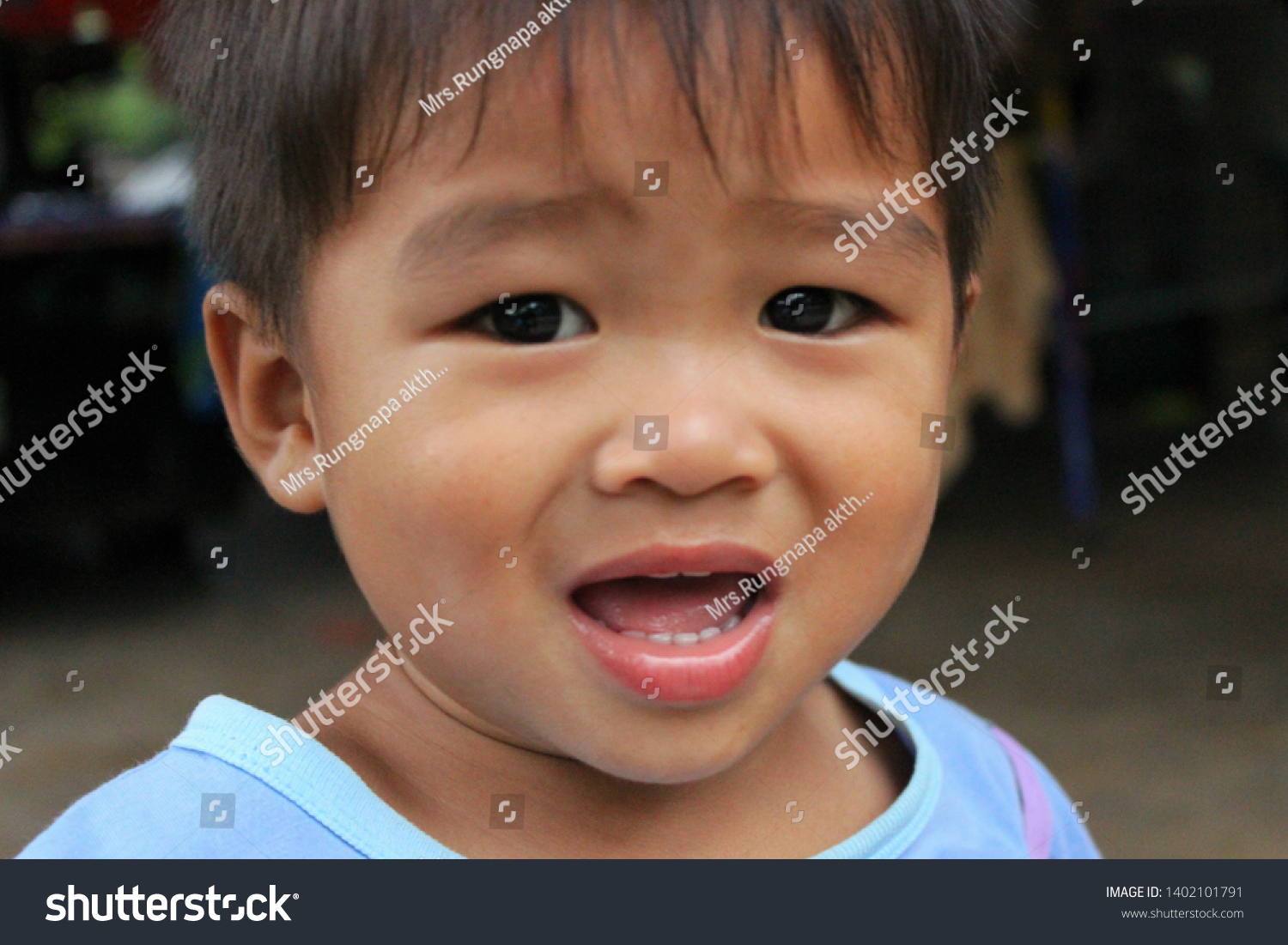 Little Boy Crying Taking Blurred Picture Stock Photo 1402101791 ...