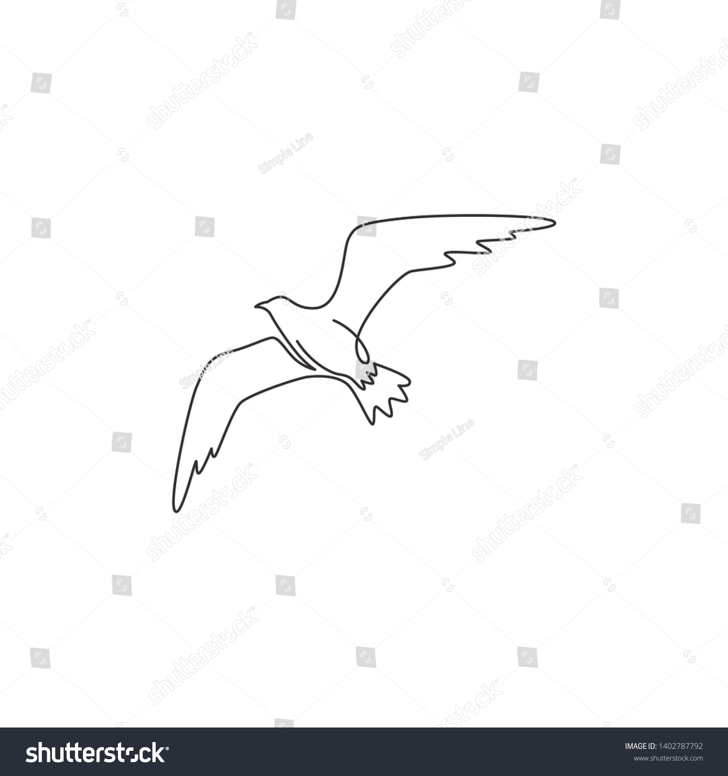 3,880 Seagulls line art Images, Stock Photos & Vectors | Shutterstock