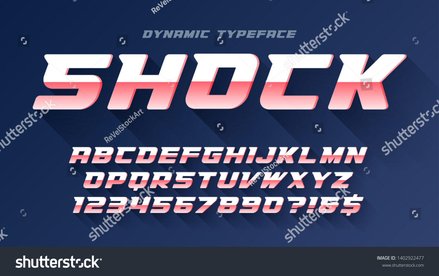 Racing Display Font Design Alphabet Typeface Stock Vector (royalty Free 