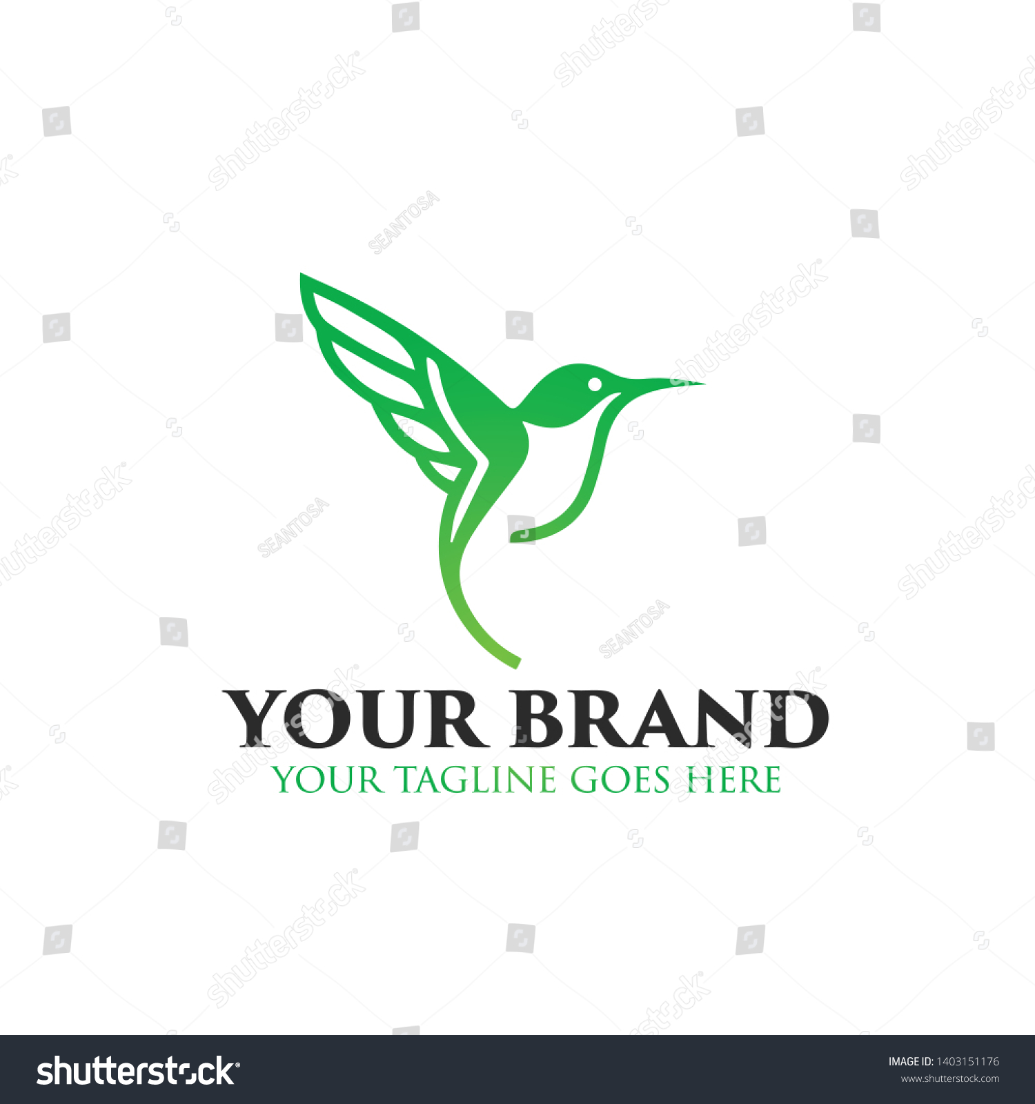 Flying Bird Logo Design Vector Template Stock Vector (Royalty Free ...