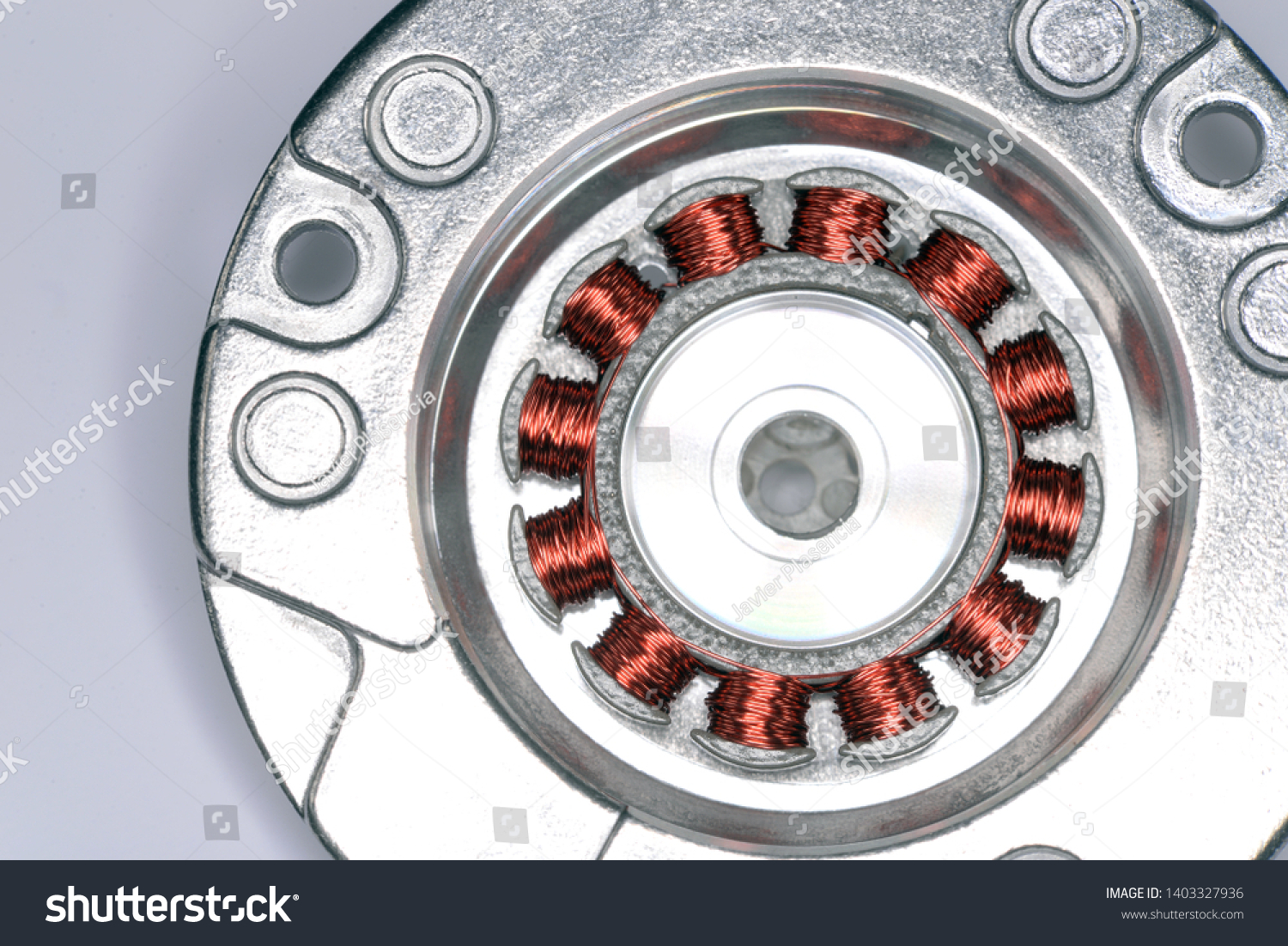 Copper Winding Interior Electric Motor Stock Photo 1403327936 ...