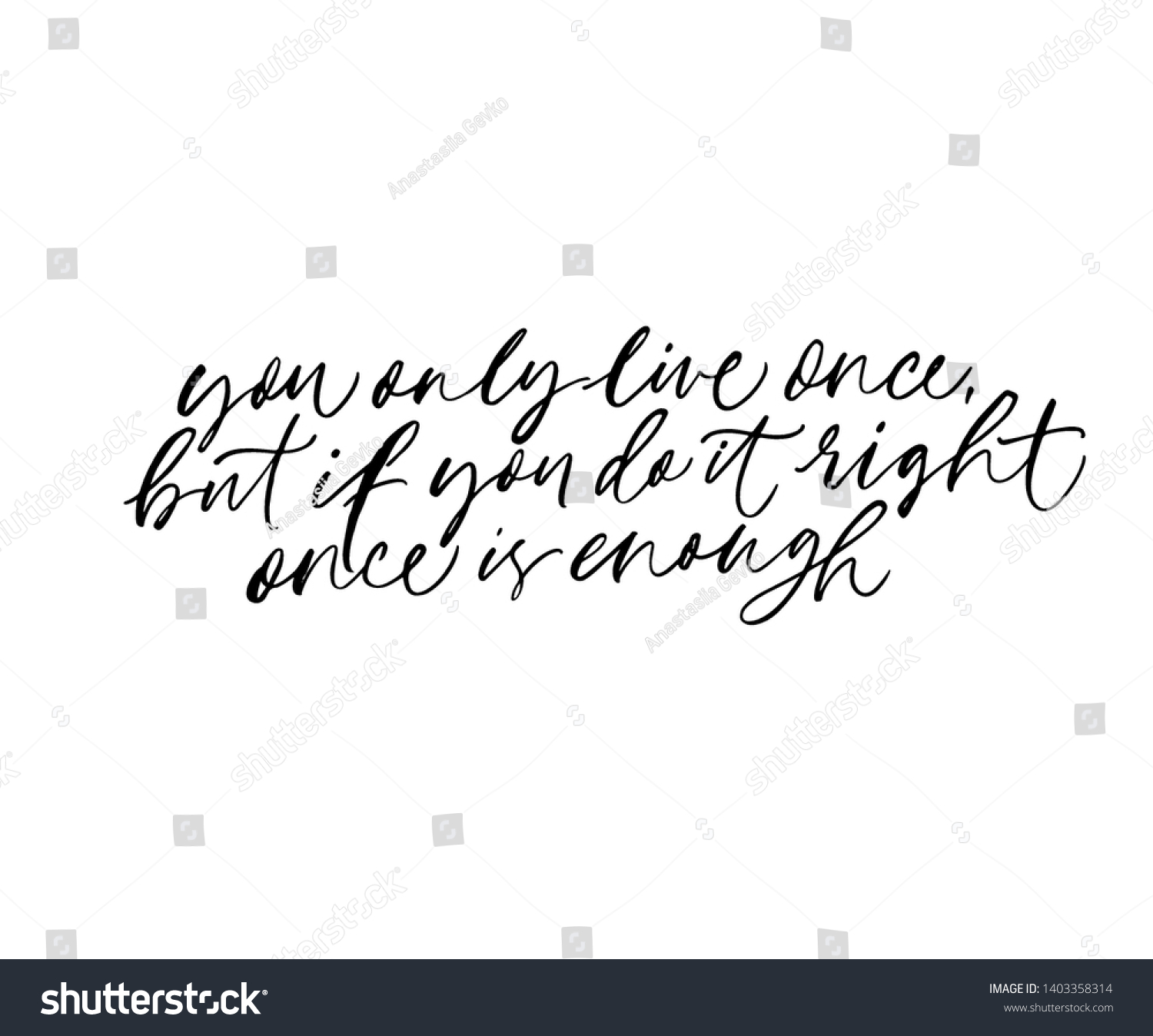 Wisdom Saying Motivational Quote Handwritten Lettering Stock Vector ...