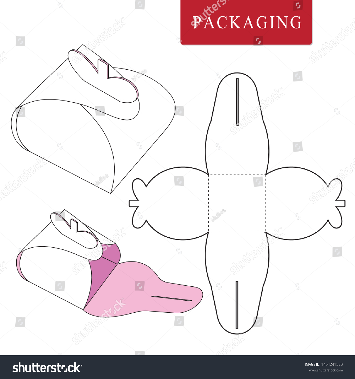 Fruit Concept Packagevector Illustration Boxpackage Template Stock 