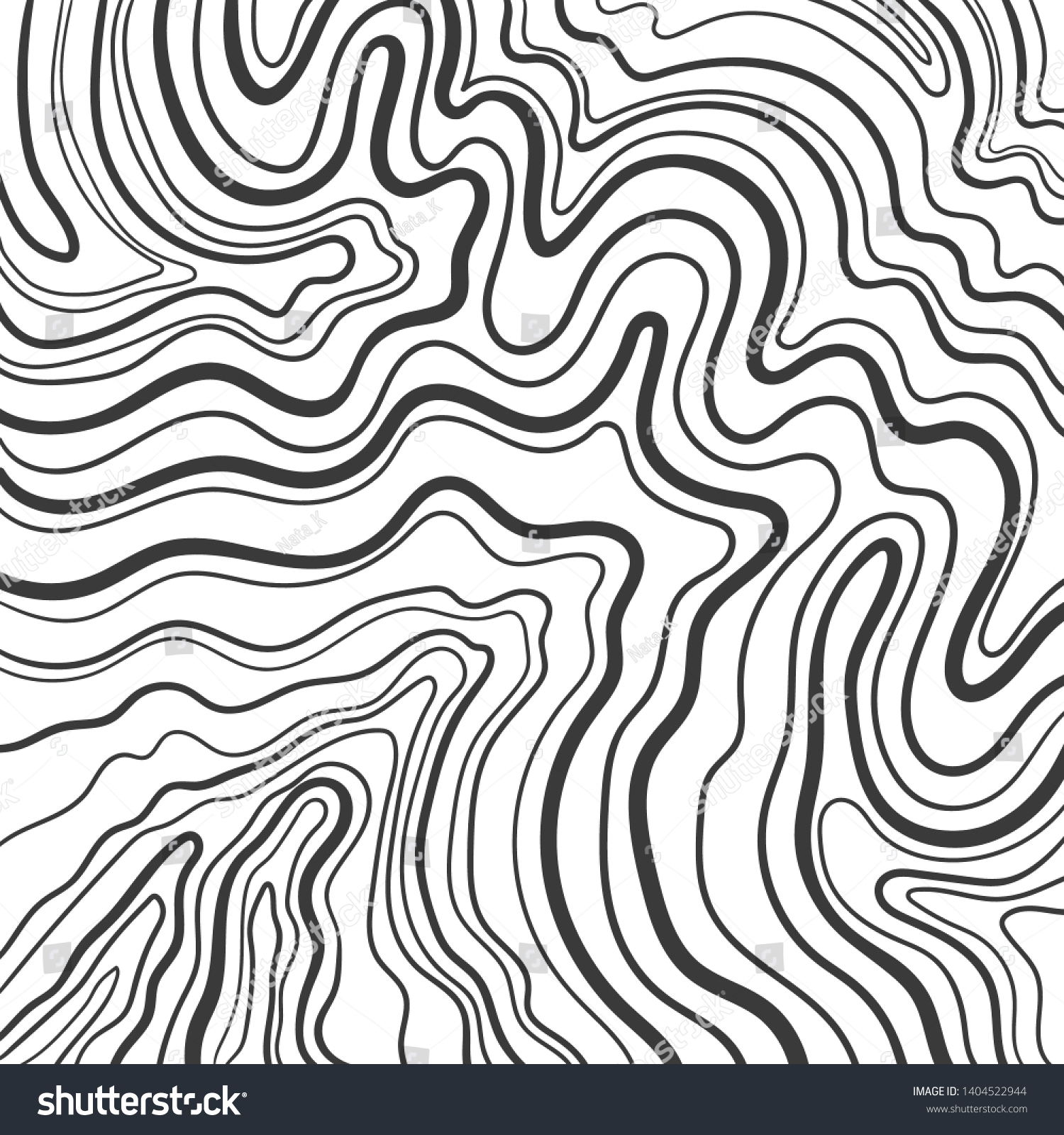 Abstract Seamless Patterns Hand Drawn Black Stock Vector (Royalty Free ...