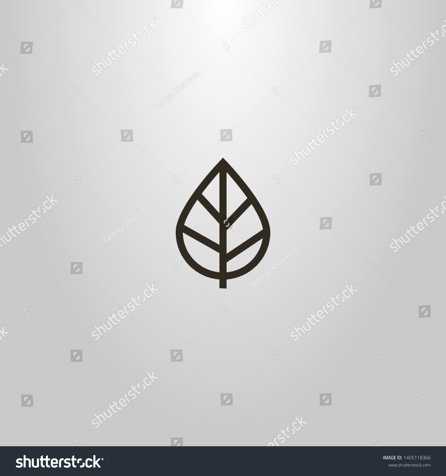 Black White Simple Line Art Vector Stock Vector (Royalty Free ...