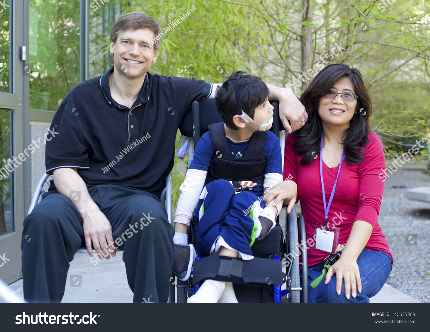 Disabled Biracial Six Year Old Boy Stock Photo 140635309 | Shutterstock