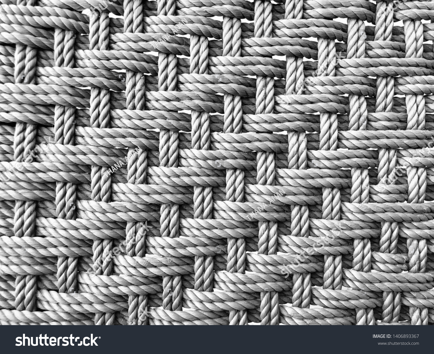 Rope Texture Background Wallpaper Gray Stock Photo 1406893367 ...