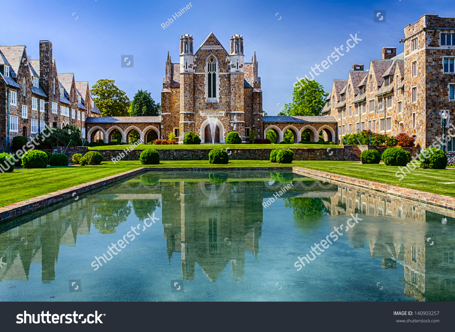 Historic Dining Hall Berry College Rome Stock Photo 140903257 ...